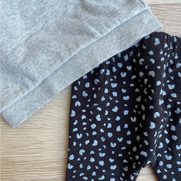 Indigobaby sweatshirt and jogger 2pc set, 3-6m - Picture 4 of 4